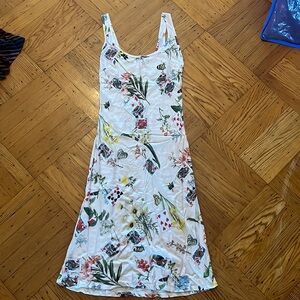 Only hearts bias cut slip dress botanical floral cards small